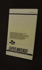 Super Nintendo Informations Et Précautions d'Emploi SNSP-EUR-1 (1)